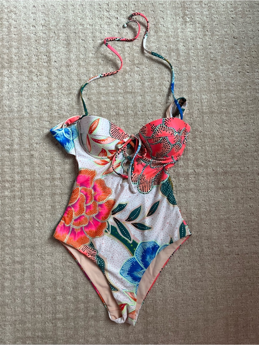 Mara Hoffman Arcadia Floral One-piece Swimsuit XS
